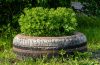 DIY : voici comment recycler des vieux pneus pour faire des jardinières